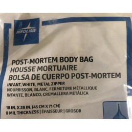 Medline ONE Post Mortom Body Bag 18"x28"