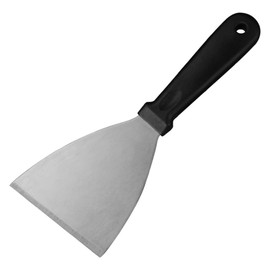Norhogo Professional Triangle Spatula Cutter with Handle Stainless Steel Blade Polypropylene Handle 12cm x 12cm