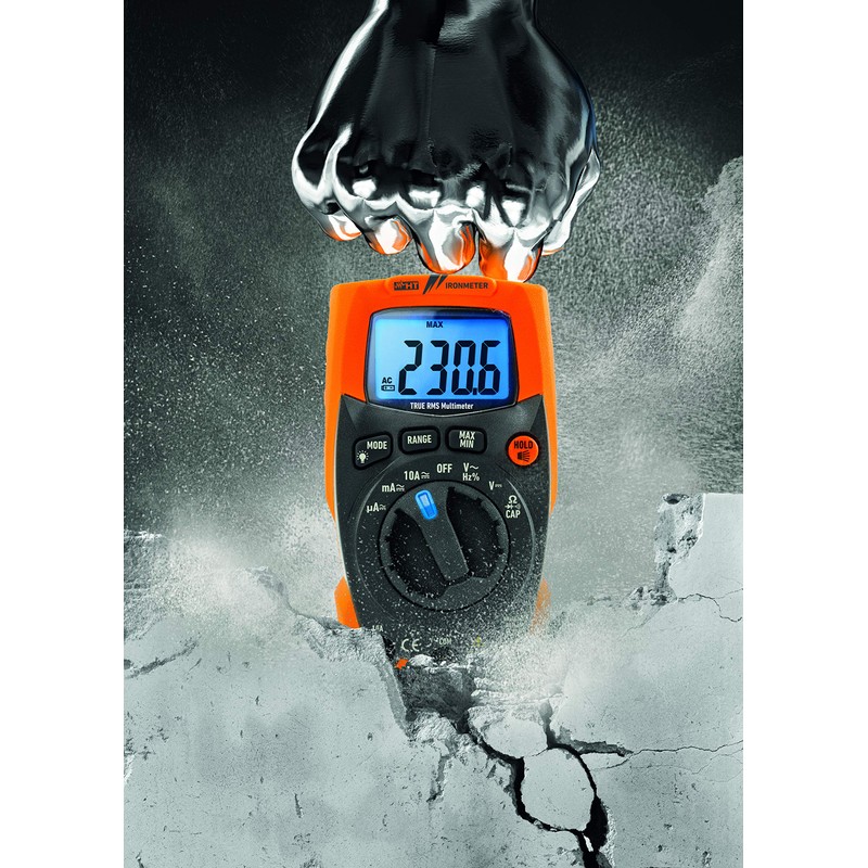 HT Instruments Ultra Resistant TRMS Digital Multimeter up to 600