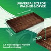 FlyGeneral Washer and Dryer Countertop, 27.5" x 54" Brown Quick-Install