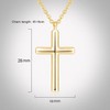 NEARLAND Cross Necklace for Women 14K Gold Cross Necklaces for