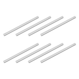 sourcing map 8Pcs M5 x 100mm 304 Stainless Steel Dowel Pin, Cylindrical Shelf Support Peg Pin Parallel Pin Fastener for Mechanical Manufacturing, Industry, Furniture Installation, Silver