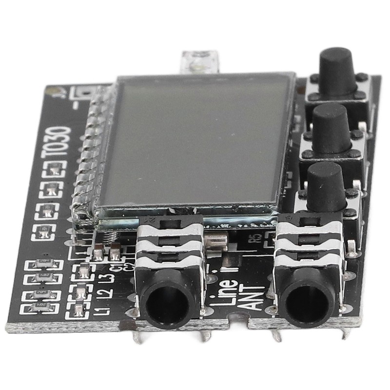 FM Transmitter Board Digital LCD 2 Channel 76MHz‑108MHz Stereo Audio