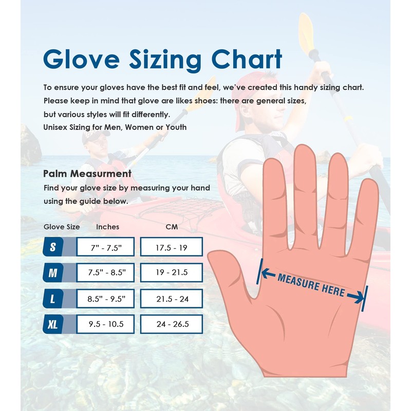 ChinFun Kayaking Gloves for Men Padded Palm Fingerless Gloves for