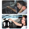 KHGUZ Car Headrest Cover, Soft Leather Dirt-Proof Vehicle Seat Head