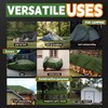 RAINDEWAY Tarps 8x8 Feet,Tarp Waterproof,9Mil Thick,Finished Size,Multipurpose Poly Tarp Cover