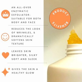 Exfoliante facial y corporal Phyto Pumpkin, exfoliante y ultrahidratante para pieles opacas y secas, hidratante, con aceite de almendras y aceite de c