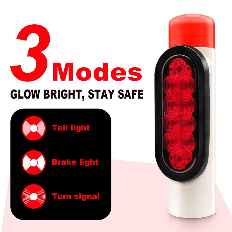 NeaLia Boat Trailer Guide Lights, IP67 Waterproof Boat Trailer Guide