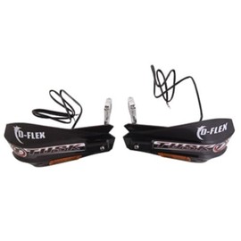 Tusk MX D-Flex MC Handguards with Turn Signals Black