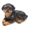4Pcs/Set Mini Cute Puppy Dog Statue Sculpture Ornaments Resin Craftwork