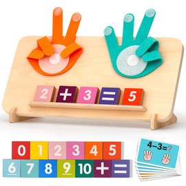 MOTREE MOTREE Preschool Learning Toys for Toddlers 2-4, Educational Math manipulatives Number Counting Blocks for Kids, Montessori Toys for 3-5 Year Old Boys Girls Birthday Gifts