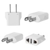GRIFEMA USA Travel Adaptor 4 Pack 6A 250V