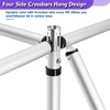 Topuoos Backdrop Stand Heavy Duty 10x10Ft, Adjustable Metal Frame Pipe