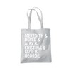Meredith Derek Alex Tote Bag - heather grey One Size