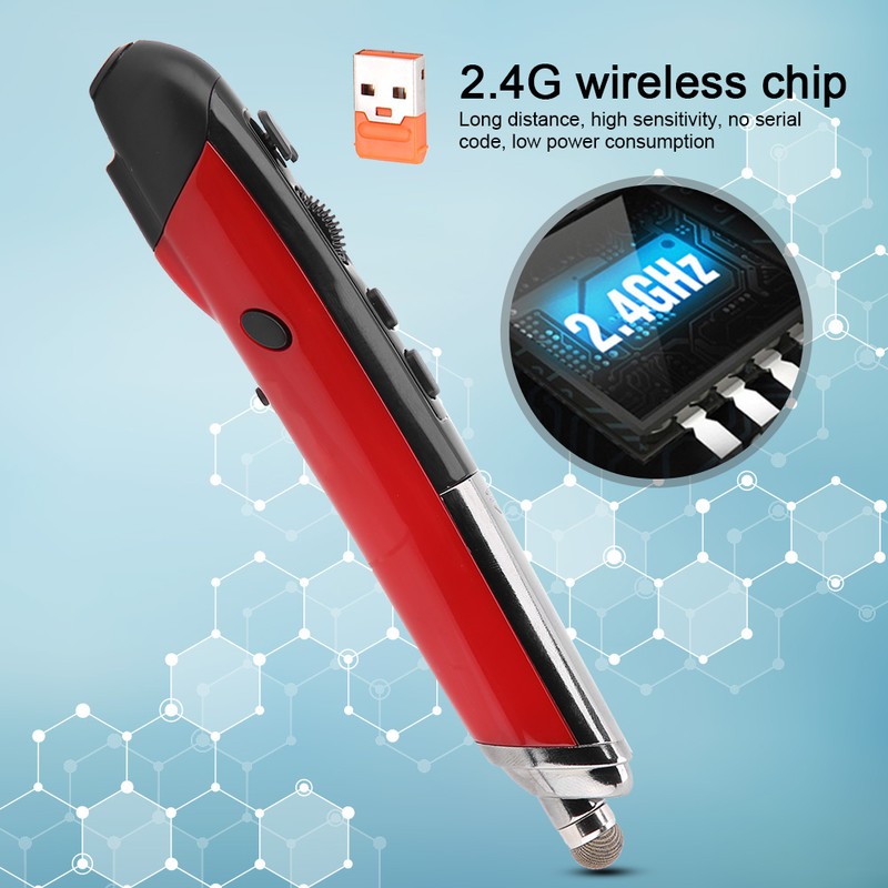 2.4G USB Wireless Optical Pen Mouse Pocket Drawing Write Stylus