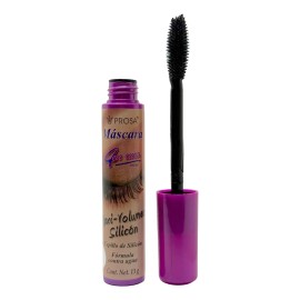 Máscara de pestañas Prosa Mascara pestañas Maxi Volumen Silicón waterproof 6ml 13g color negro 1 unidad