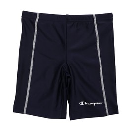 Champion CK-XS504 Kids' Shorts, Swimwear, UV Protection, Stretch, Script Logo, Swim Pants, School Boys, navy