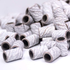 TachiBelle PREMIUM Made In USA Quality Professional Nail Sanding Bands ZEBRA Fine Grit File + FREE 2 Mandrel