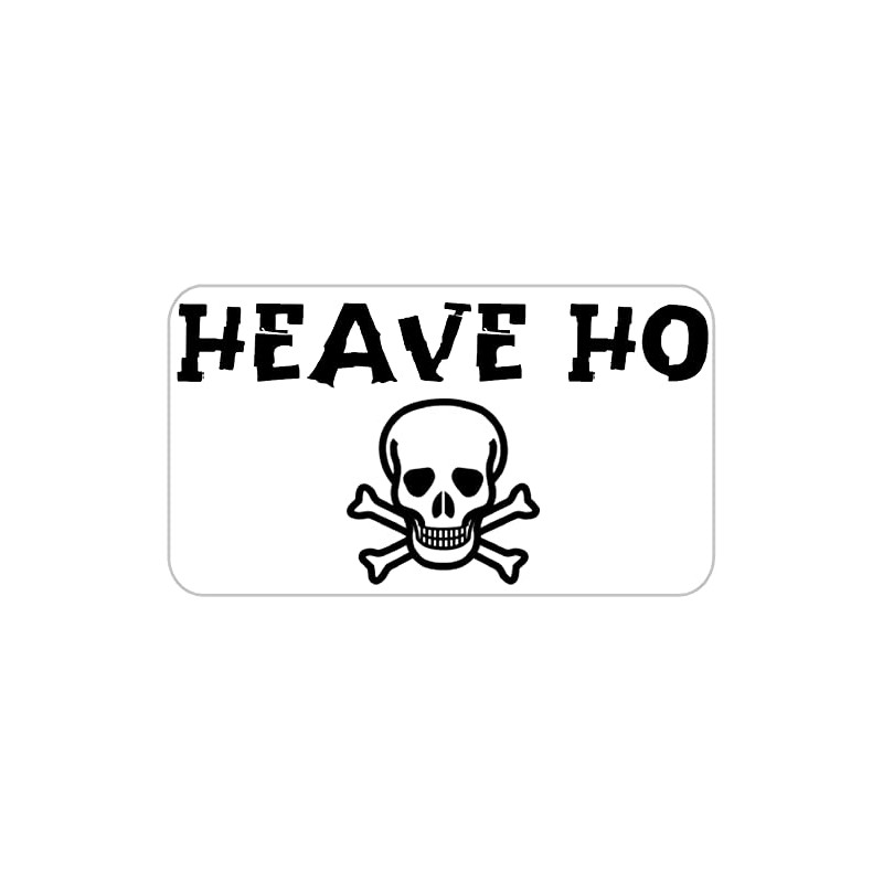 Heave Ho Pirate - 25 Stickers Pack 2.25 x 1.25