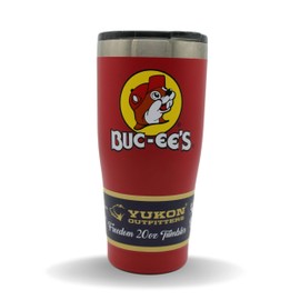 Buc-ee's Red Stainless Steel Tumbler With Bucky the Beaver, Double Wall Vacuum Insulated, 20 Ounces