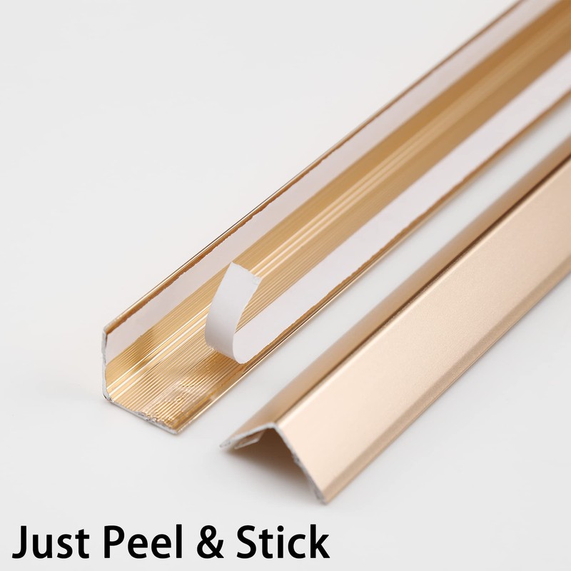 Trimold Aluminum Peel and Stick L Molding Corner Guards with