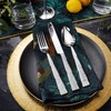 KEAWELL Premium Lava Silverware Set – 18/10 Stainless Steel Flatware,