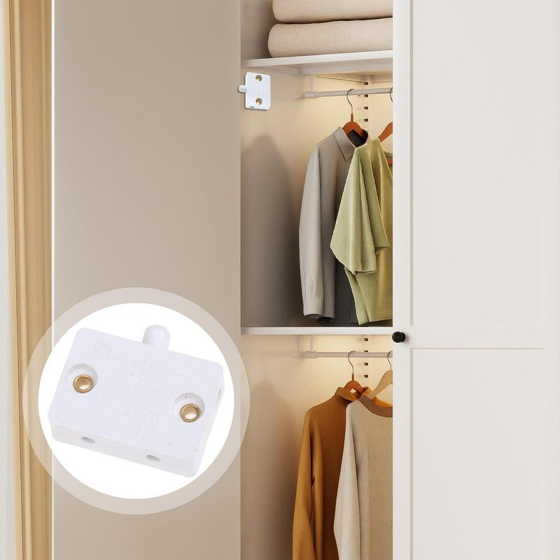 Cupboard Door Switch 1A/250A, Cupboard Light Control Switch, Pressure-sensitive Touch