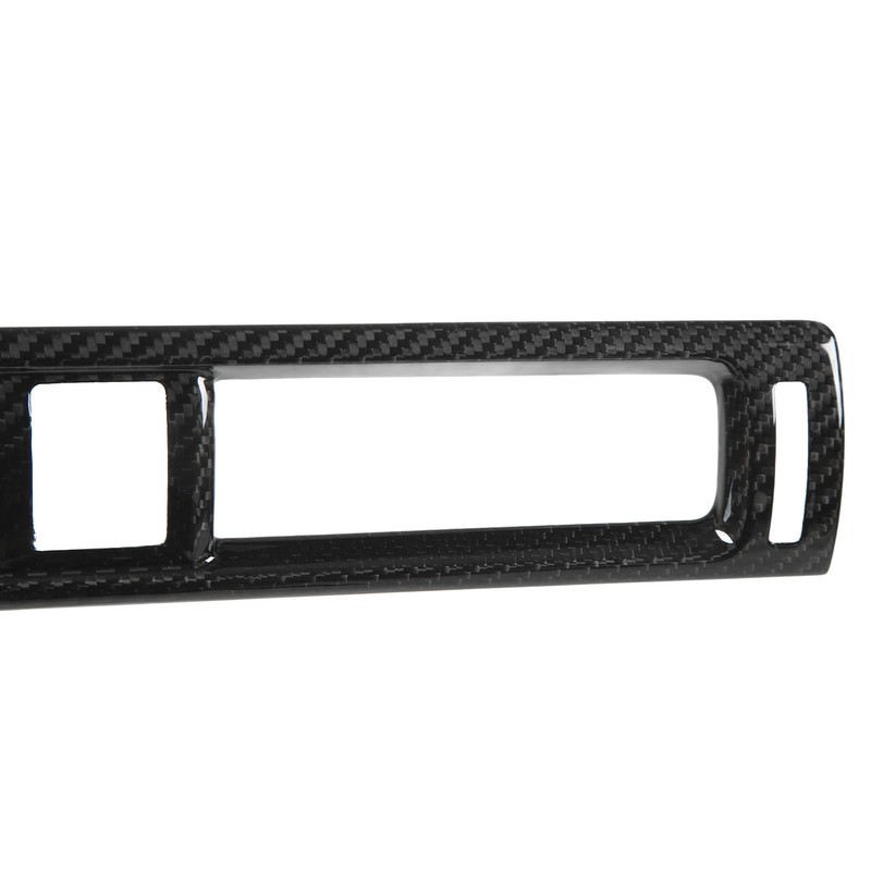 Center Console Air Outlet Cover Carbon Fiber Dashboard AC Vent