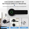 Smart Lock, Fingerprint Smart Door Lock Handle, 5-in-1 Electronic Digital