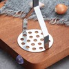 Stainless Steel Potato Masher, Berglander Heavy Duty Metal Potato Ricer,