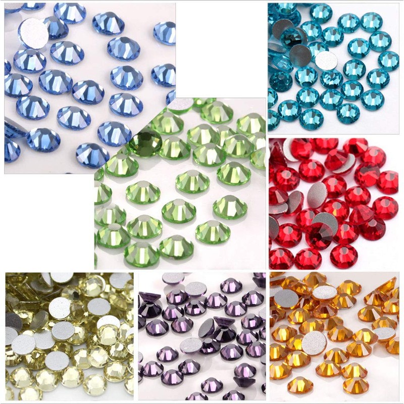 XIULI Large Capacity Color Rhinestones, Decorate Nails and Clothes, High