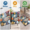 Non-Slip Bathroom Bath Mat – Absorbent Quick-Dry Shower Floor Rug