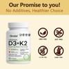Vitamin D3 & K2, 250 Veggie Softgels – 2-in-1 Formula
