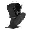 4 Blade Fireplace Fan Aluminium Alloy Heat Powered High Temperature