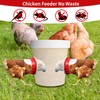 DIY Chicken Feeders Chicken Feeders No Waste Automatic Poultry Feeder
