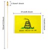 QQSD Dont Tread on Me Gadsden Small Flag Stick Mini