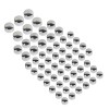 Unbranded 62Pcs Chrome Engine Bolt Caps Cover For Harley Touring