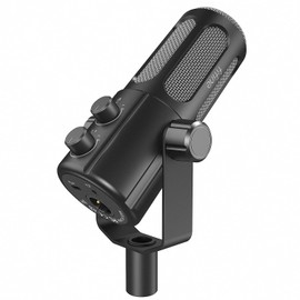 FIFINE Podcast Microphone, USB/XLR Vocal Dynamic Microphone for Recording, Broadcast, Streaming, Studio PC Mic with Frequency Respond Adjustment, Tap-to-Mute, Headphone Monitoring-AmpliTank TANK6