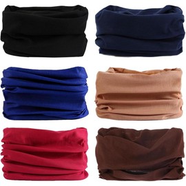 Neck Gaiter Face Mask Men Women,Seamless Bandana Rave Face Cover Scarf Mask,Balaclava,Headband, Head Wrap,Headwear - Color: A-women Solid 2