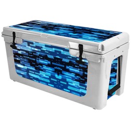 MightySkins (Cooler Not Included) Skin Compatible with RTIC 65 Cooler (2017 Model) - Space Blocks | Protective, Durable, and Unique Vinyl Decal wrap Cover | Easy to Apply | Made in The USA