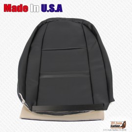 US AUTO Nation 832-790-4949 2015 2016 2017 For Volkswagen Passat Driver Passenger Leather Seat Cover Black - Driver Top