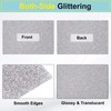 QUARKZMAN 1 x Glitter Acrylic Plates 1/8 Inch Thickness 12