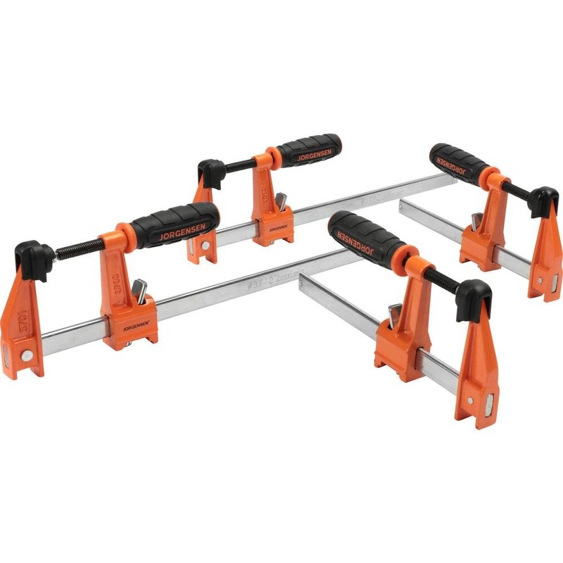 Jorgensen Set of 4 medium weight steel clamps (2-15 cm,