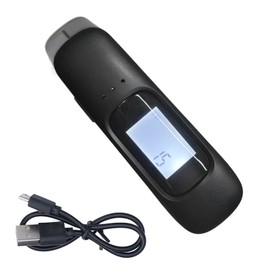 Breathalyzer Black Portable Mini Dustproof High Accuracy Rechargeable Blowing Special Alcohol Detector