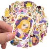 50Pcs Cartoon Tangled Sticker, Cute Waterproof Vinyl Rapunzel Stickers for