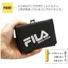 Fila FI-30522 Trifold Wallet, Dia-Print, Men's, Women's, multicolor (black /