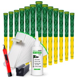 Wedge Guys Diamond Hybrid Regripping Bundle | Diamond Hybrid Grips 13 Pack with Deluxe Grip Kit | All Weather Performance with Tour Level Traction | in Multiple Colors & Standard/Midsize