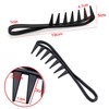 JZK 2x Extra wide tooth comb for wavy/curly hair, texture