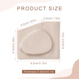 2 Pairs Foot Pads for Women Men, Ball of Foot Cushions Inserts Insoles Forefoot and Sole Cushioning Support Wrap Supplies for Metatarsalgia Mortons Neuroma Standing Walking Running (S)