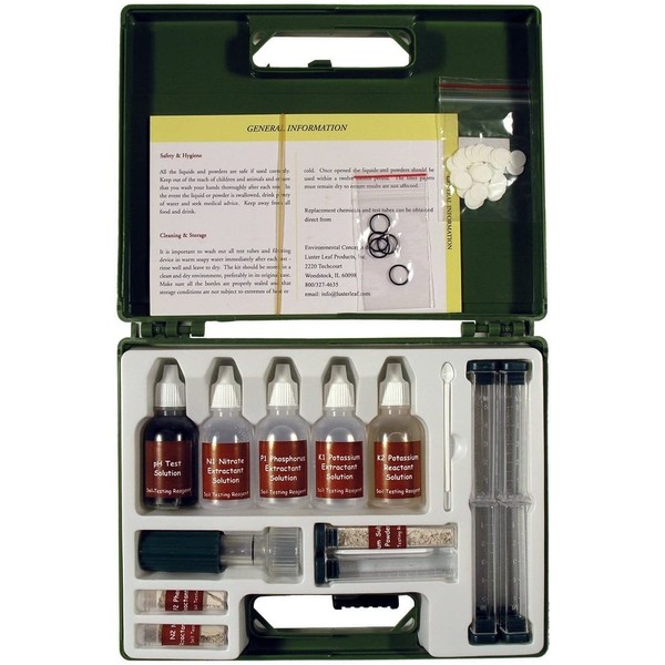 Rapitest Premium Soil Test Kit Lawn Flower Plant Test Garden Tester Ph Npk (80 Test Kit 1663)